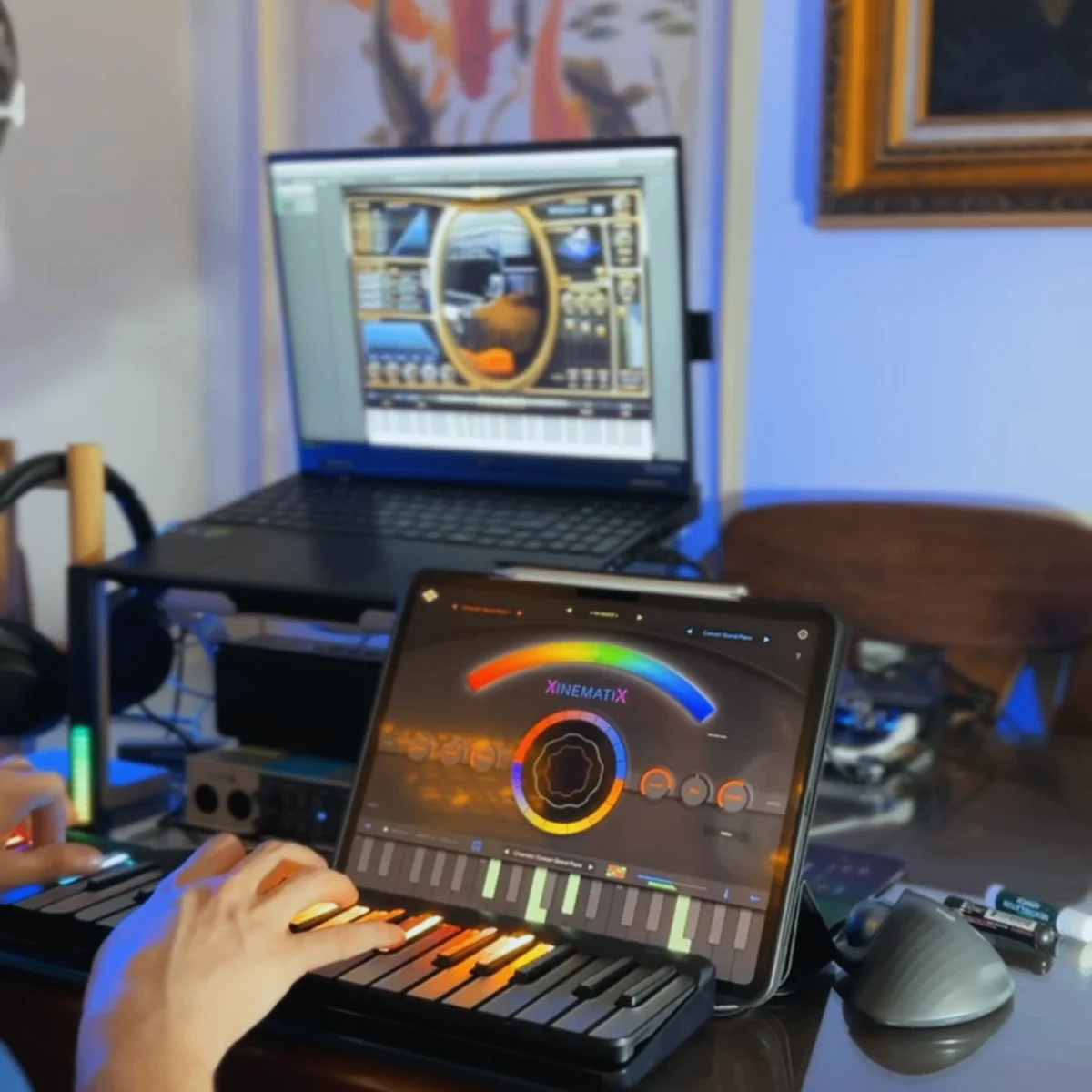 Behind the scenes image from the first creative ideas for “Where Is The Peace”.