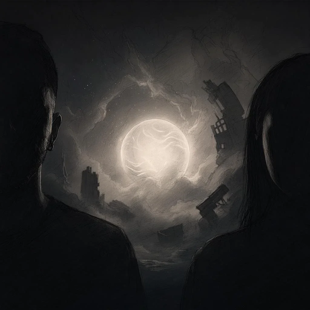 Visual structure study for the cover artwork of Where Is The Peace.